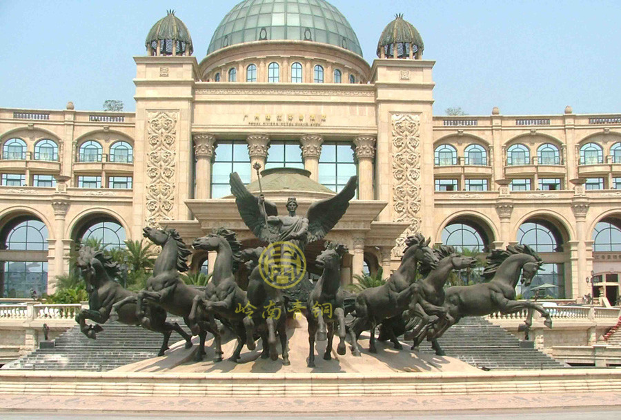 广州帝景苑房地产铜雕塑 广州帝景苑房地产铜雕塑